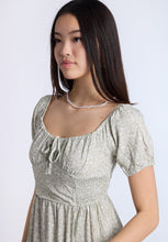 Cap Sleeve Side Smocked Midi Dress thumbnail 12
