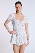 Puff Sleeve Smocked Waist Skort Dress thumbnail 2