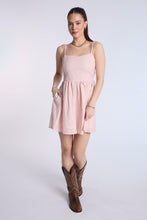 Linen-Blend Flowy Mini Dress thumbnail 19