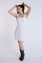 Smocked Tiered Mini Dress thumbnail 4