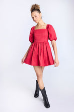 Puff Sleeve Mini Dress thumbnail 14