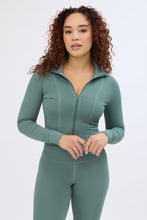 Super Smooth Zip-Up Skimmer Top thumbnail 5