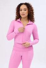 Super Smooth Zip-Up Skimmer Top thumbnail 1