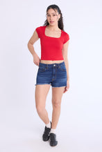 High Rise Vintage Denim Shorty thumbnail 4
