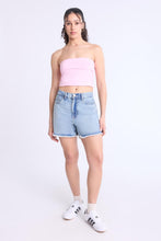 Super High Rise Comfort Waistband Baggy Denim Shorts thumbnail 4