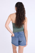 Super High Rise Comfort Waistband Baggy Denim Shorts thumbnail 3