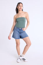 Super High Rise Comfort Waistband Baggy Denim Shorts thumbnail 4