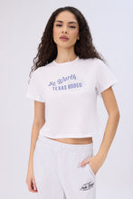 Fort Worth Texas Rodeo Graphic Baby Tee thumbnail 1