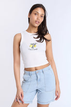 Capri Italy Embroidered Graphic High Neck Tank Top thumbnail 1