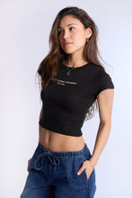 Sorry If I Look Interested I'm Not Graphic Baby Tee thumbnail 1