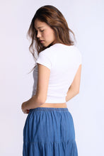 A Little Bit Spoiled Bow Graphic Baby Tee thumbnail 3