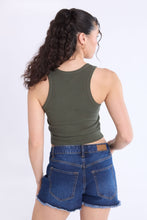 Ribbed Scoop Neck Tank Top thumbnail 16