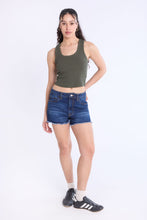 Ribbed Scoop Neck Tank Top thumbnail 17