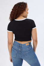 Short Sleeve Crew Neck Baby Tee thumbnail 8