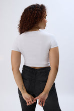 Short Sleeve Crew Neck Baby Tee thumbnail 12