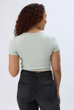 Short Sleeve Crew Neck Baby Tee thumbnail 28