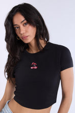 Ribbed Crew Neck Baby Tee thumbnail 7