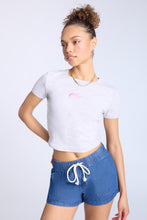 Ribbed Crew Neck Baby Tee thumbnail 10