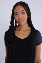 Short Sleeve V-Neck Relaxed Tee thumbnail 3