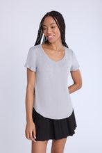 Short Sleeve V-Neck Relaxed Tee thumbnail 1