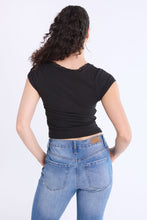 Short Sleeve Lace Trim Baby Tee thumbnail 7