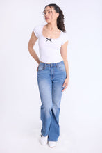 Short Sleeve Lace Trim Baby Tee thumbnail 12