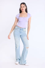 Short Sleeve Lace Trim Baby Tee thumbnail 24