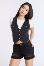 Denim Button-Up Vest thumbnail 11