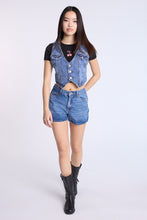 Denim Button-Up Vest thumbnail 9