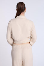 Linen-Blend Cargo Bomber Jacket thumbnail 7