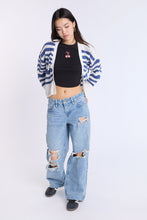 Crochet-Style Open-Front Cardigan thumbnail 9
