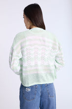 Crochet-Style Open-Front Cardigan thumbnail 3