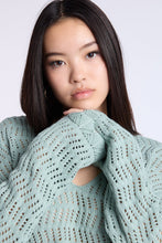 Crochet-Style V-Neck Sweater thumbnail 10