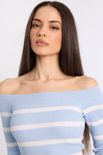 Ribbed Slim Off-Shoulder Sweater thumbnail 15
