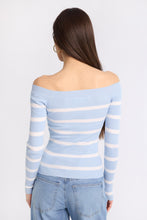 Ribbed Slim Off-Shoulder Sweater thumbnail 16