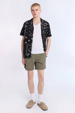 Distressed Bandana Short Sleeve Resort Shirt thumbnail 4