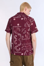 Distressed Bandana Short Sleeve Resort Shirt thumbnail 11