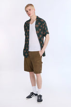 Patterned Graphic Short Sleeve Resort Shirt thumbnail 4