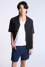Linen-Blend Button-Up Shirt thumbnail 6