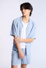 Linen-Blend Button-Up Shirt thumbnail 1