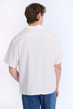 Linen-Blend Western Embroidered Short Sleeve Shirt thumbnail 3