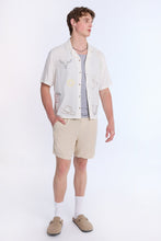 Linen-Blend Western Embroidered Short Sleeve Shirt thumbnail 4