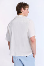 Linen-Blend Boxy Short Sleeve Shirt thumbnail 3