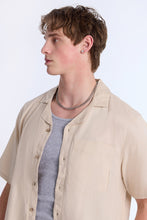 Linen-Blend Boxy Short Sleeve Shirt thumbnail 6