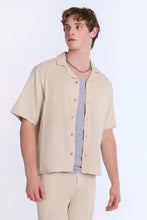 Linen-Blend Boxy Short Sleeve Shirt thumbnail 5