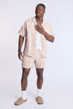 Cotton-Blend Textured Knit Short Sleeve Shirt thumbnail 4