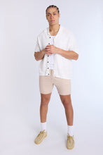 Button-Up Short Sleeve Textured Knit Shirt thumbnail 9