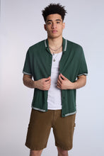 Sweater Knit Short Sleeve Shirt thumbnail 1