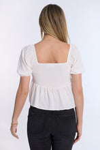 Puff Sleeve Smocked Top thumbnail 7