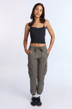 High Rise Twill Cargo Jogger thumbnail 19
